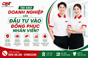 Hình ảnh minh họa tầm quan trọng đồng phục nhân viên với các lợi ích như xây dựng hình ảnh chuyên nghiệp, tăng tính đoàn kết, quảng bá thương hiệu, nâng cao uy tín và tạo giá trị sử dụng lâu dài.
