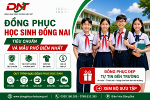 Mẫu đồng phục học sinh Đồng Nai với thiết kế hiện đại, đúng tiêu chuẩn trường học, chất liệu thoáng mát, bền đẹp và đa dạng mẫu mã. DONA TEXT nhận tư vấn, thiết kế, sản xuất và giao đồng phục học sinh theo yêu cầu, góp phần nâng cao hình ảnh nhà trường.